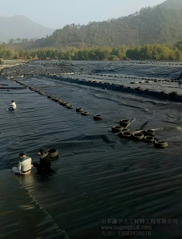 安徽醫療垃圾臨時覆蓋 新國標HDPE土工膜顯功績